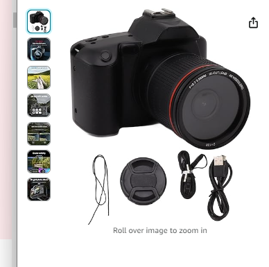Roll over image to zoom in 4K Vlogging Camera
